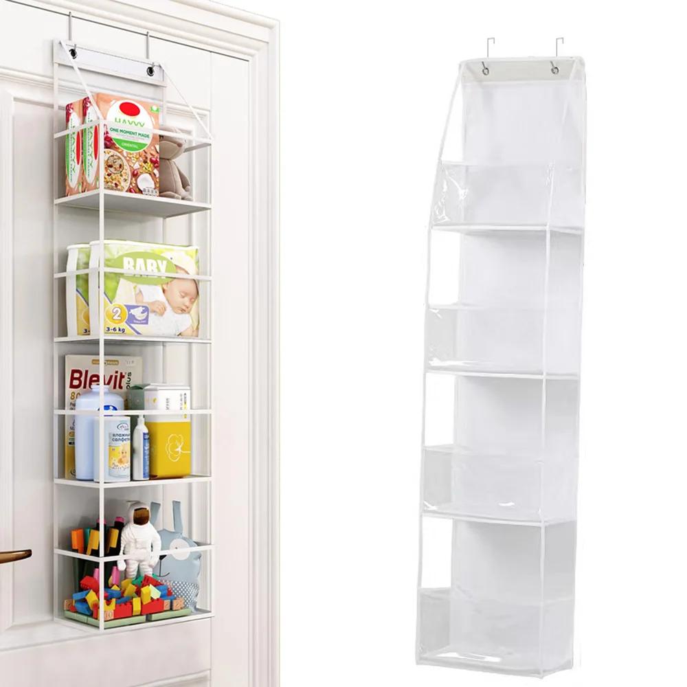 Sac suspendu en tissu multifonctionnel pour derrière la porte, sac de rangement multicouche, organis