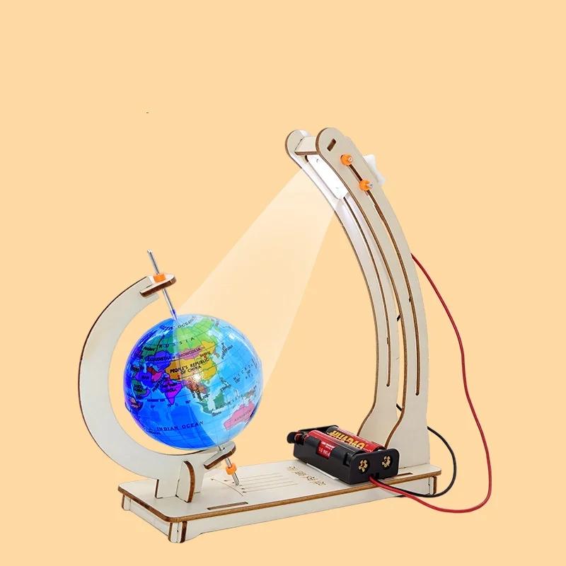 Bricolage modèle de terre jour nuit Cycle Science Kit tige éducatif Globe jouet pour enfants salle d
