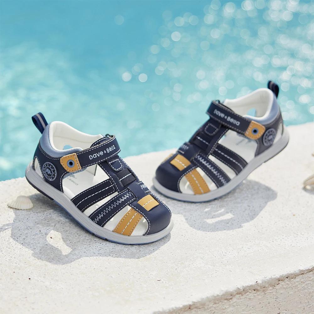 Sandales décontractées Dave Bella pour garçons, chaussures d'été pour enfants, sandales d'extérieur 