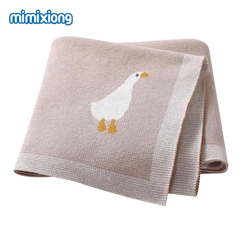 Couvertures de Bébé en Coton pour Nouveau-né Garçon et Fille, Couette, mir de Poussette, Sac de Couc