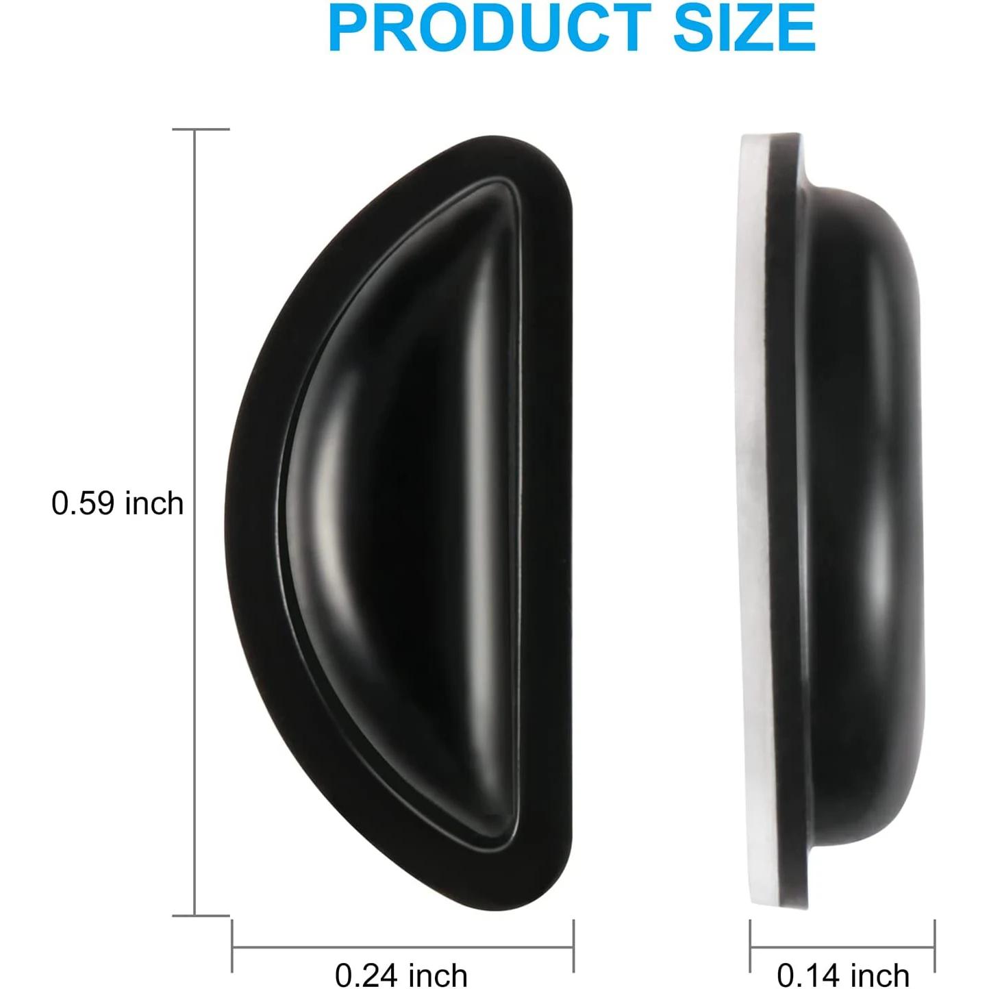 20 pièces plaquette nasale adhésive, plaquettes nasales pour lunettes bâton sur Silicone anti-dérapa