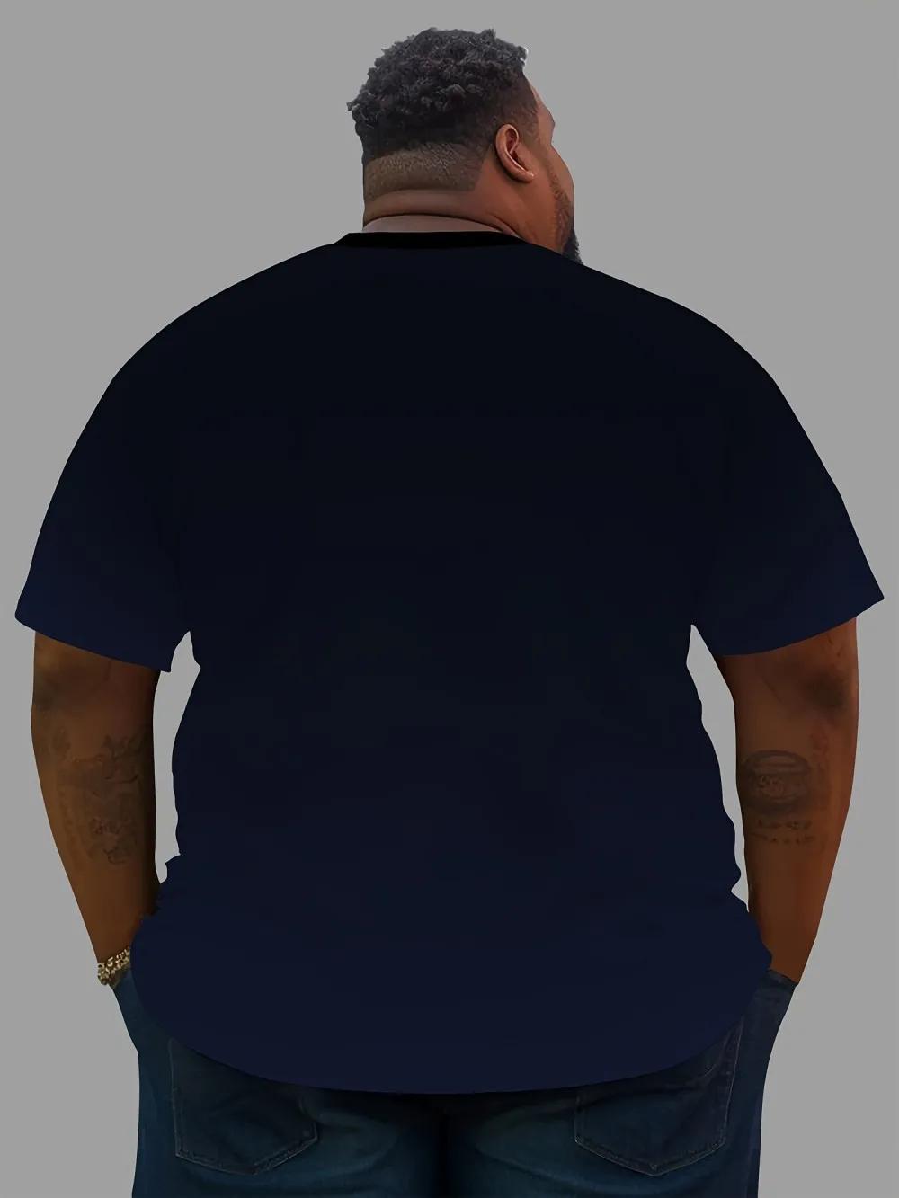 T-shirt col rond imprimé Animal de dessin animé Hip Hop pour hommes, tissu 100% Polyester, haut de r