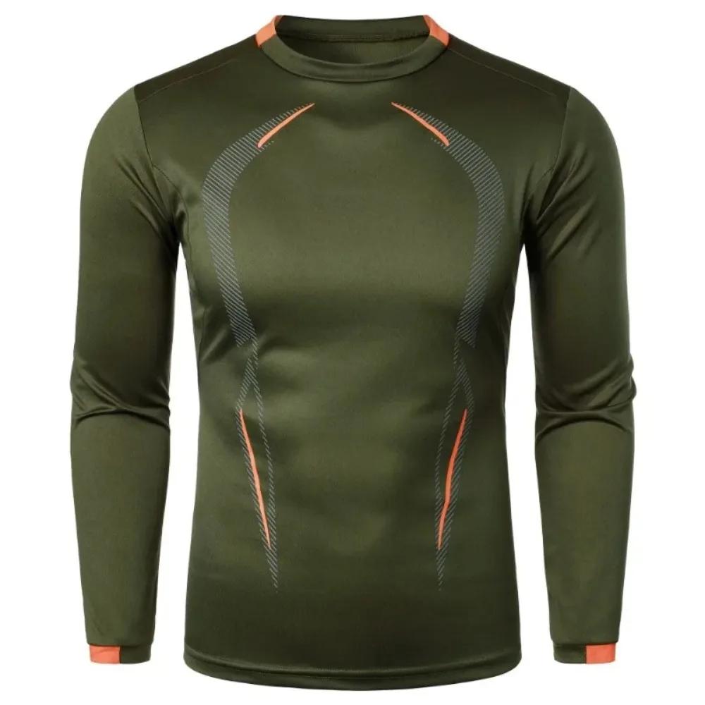 T-shirt à manches longues pour hommes, léger et respirant, à séchage rapide, Streetwear, surdimensio