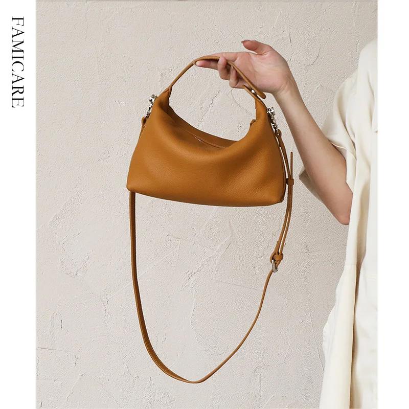 Sac à Main de Luxe en Cuir group Souple pour Femme et Fille, Sacoche à Bandoulière à la Mode, 03/Déc