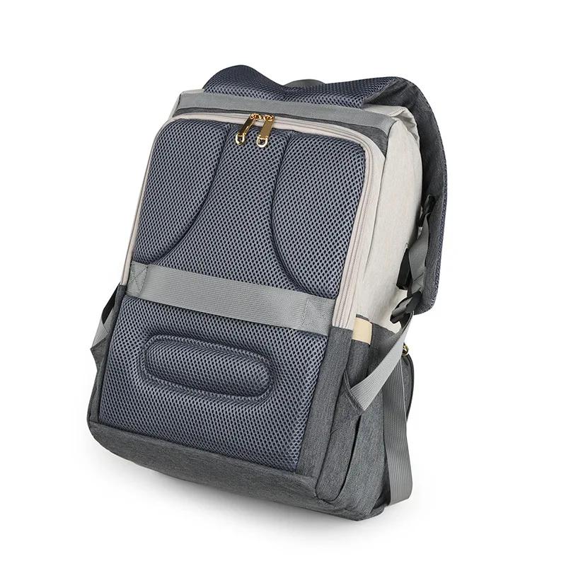 Sac de maman multifonctionnel avec coussin d'air de décompression, sac de mère et de bébé pour sorti