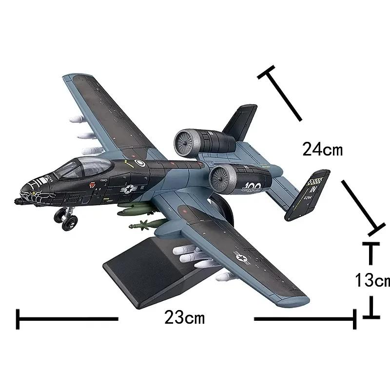 Blocs de construction de la série militaire A-10 Thunderbolt II, avion d'attaque de soutien modèle F