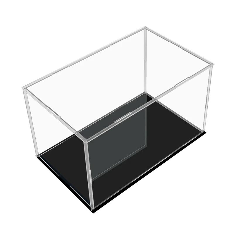 La boîte de collecte d'assemblage de boîte d'affichage en acrylique transparente remplace la boîte e