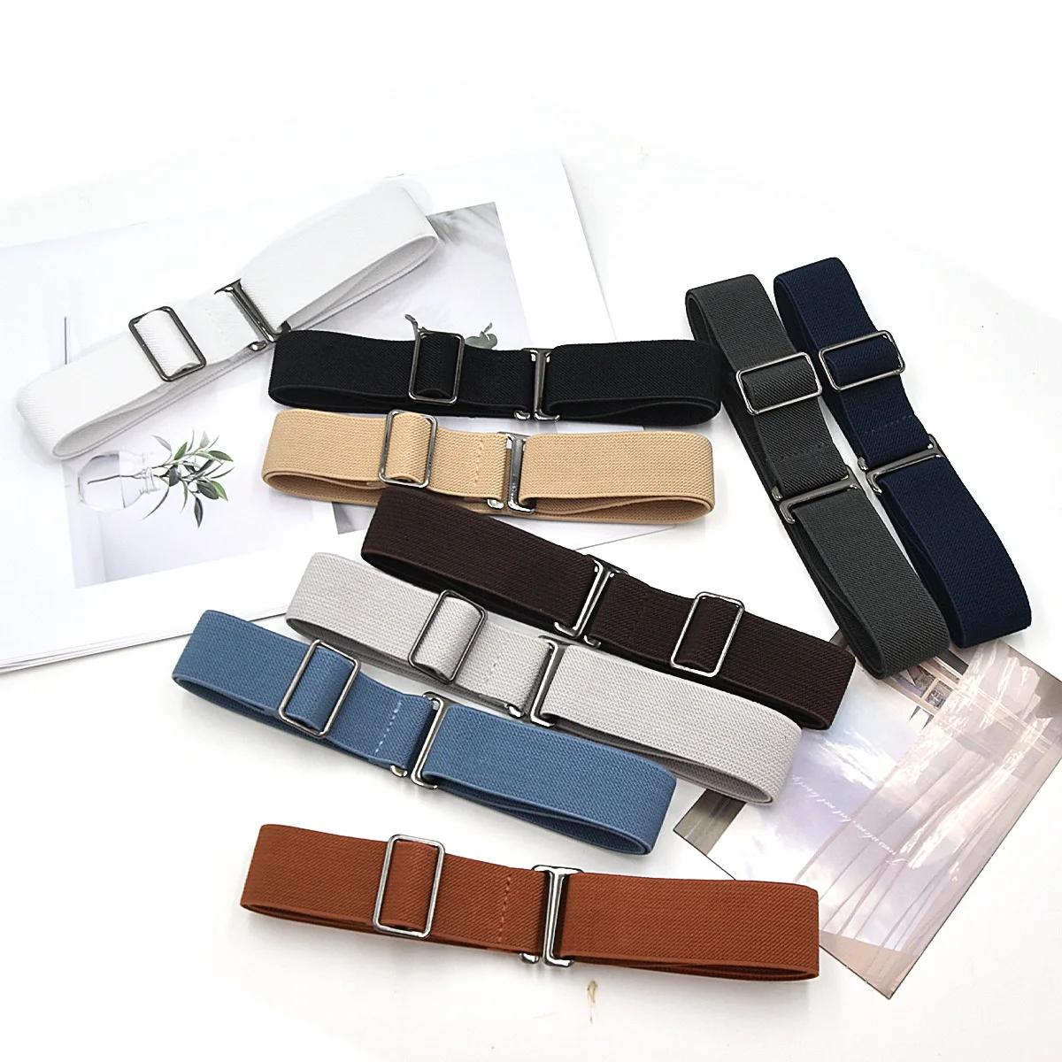 Ceinture pour pantalons antidérapants pour femmes, élastique, confortable et réglable, taille unique