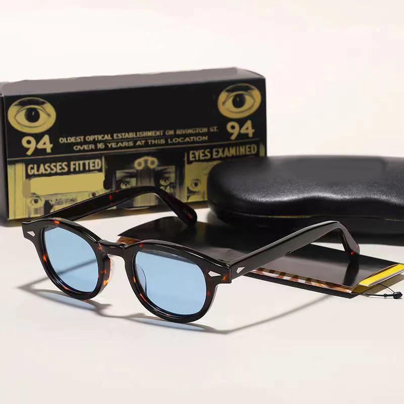 Lunettes de soleil polarisées Johnny Depp pour hommes et femmes, lunettes de soleil vintage, monture