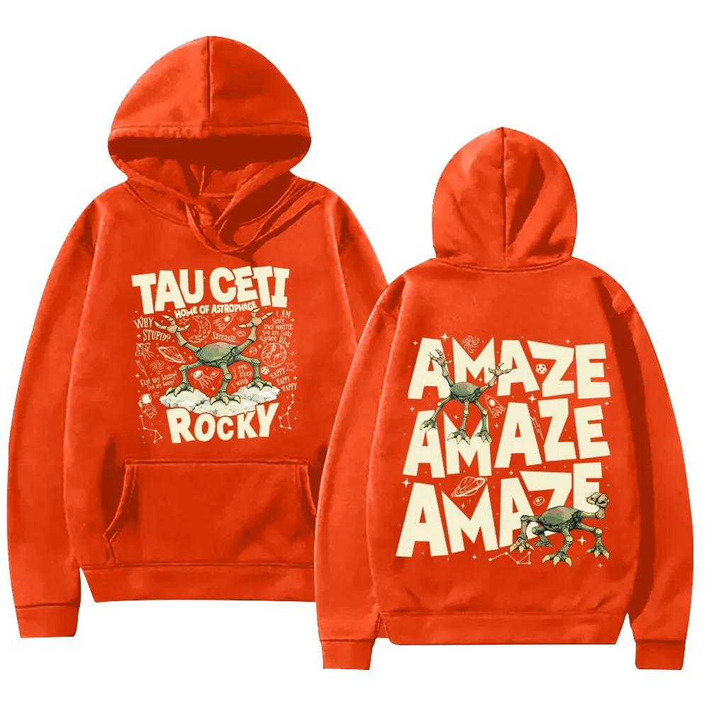 Sweat-shirts Project Hail Mary Rocky Tau Ceti Home of Astrophage avec imprimé de dessin animé, cadea