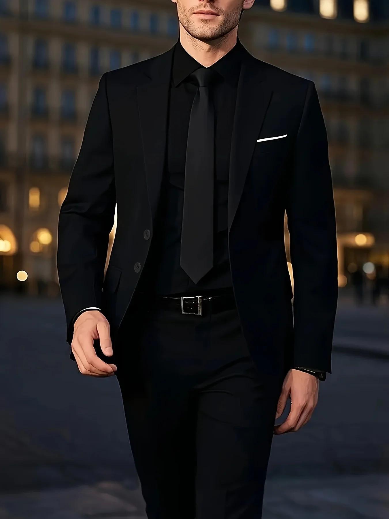 Ensemble de costume 2 pièces bordeaux pour homme (blazer + pantalon uniquement, gilet non inclus), v