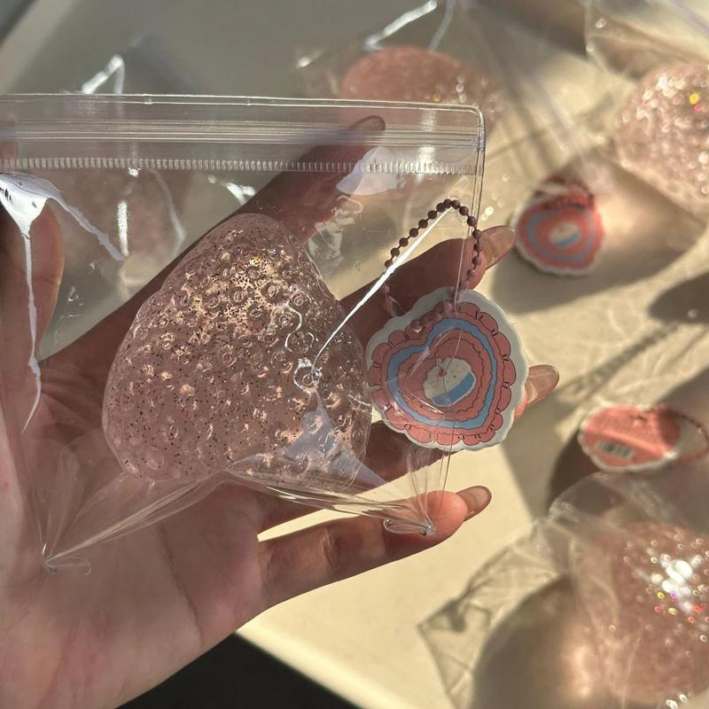 Jouet Fidget Squishy Taba aux fraises – Jouet anti-Stress à rebond lent pour enfants, adultes, burea
