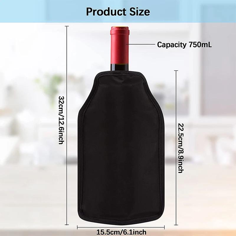Support de refroidissement du vin, sac de glace, gelée, pique-nique, boisson, manchon de refroidisse