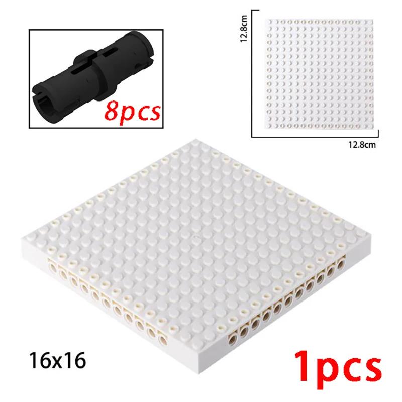 Bloc de construction d'art Pixel, plaque inférieure 65803, brique 16x16, partie Compatible 98138 pix