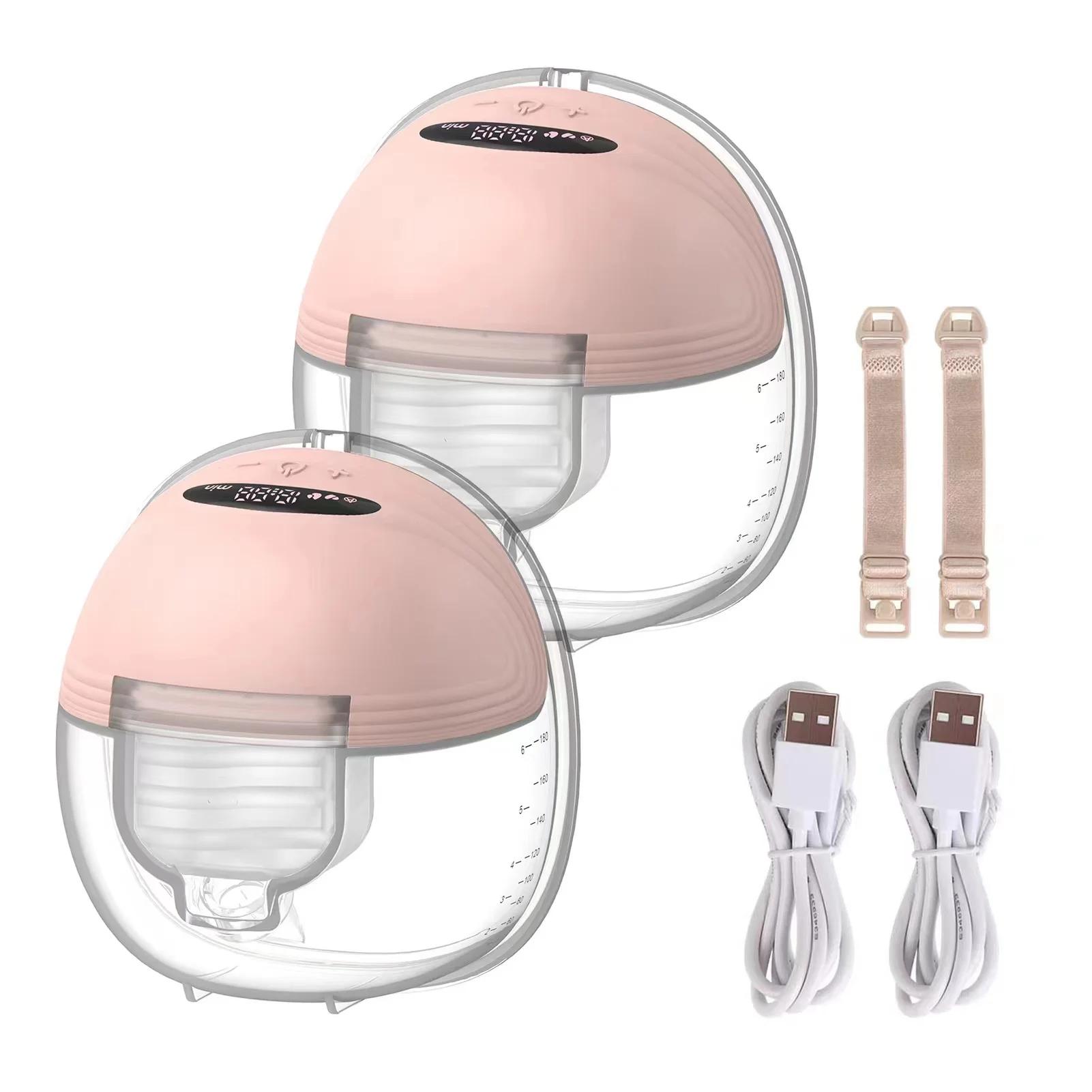 Tire-lait électrique portable mains libres silencieux sans BPA pour allaitement maternel pratique