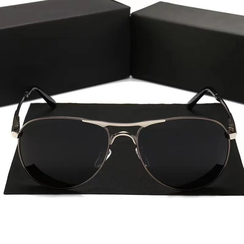Lunettes de soleil polarisées pilote de luxe pour hommes et femmes, pour la conduite, la pêche, rétr