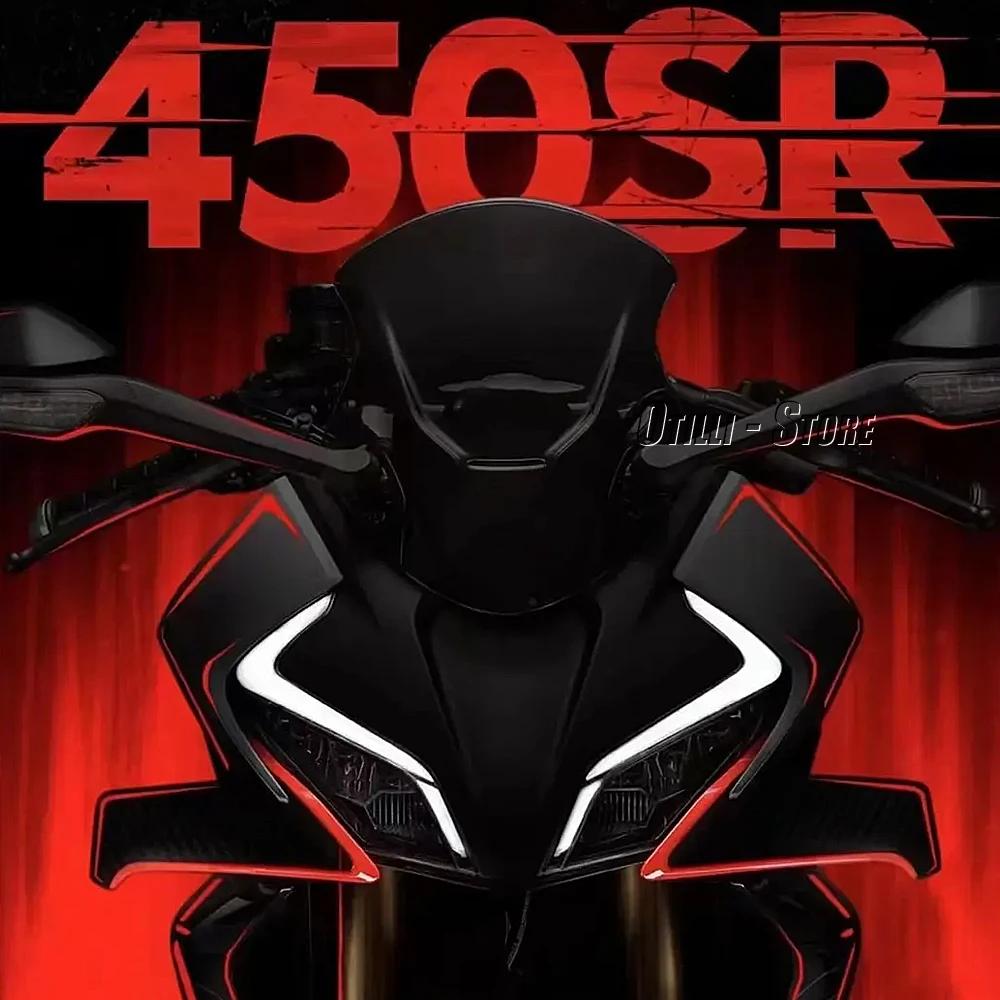 Pare-brise de moto, nouveau pour CFMOTO 450 SR 450SR 450sr 450 sr 2022 2023, rétroviseurs, aile de v