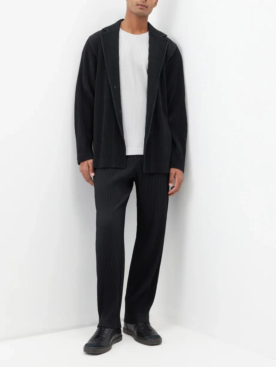 Blazers plissés doublés décontractés, manteau coupe couvertes, veste de haute qualité, mode professi