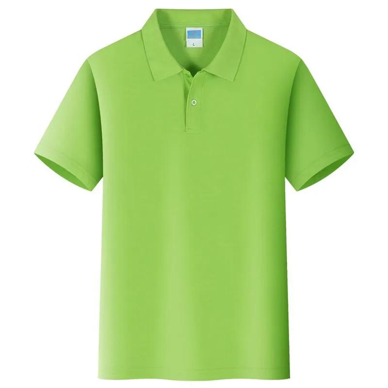 Polo à Manches Courtes pour Homme et Femme, Streetwear de dehors, à la Mode, Coloré, Solide, à Rever