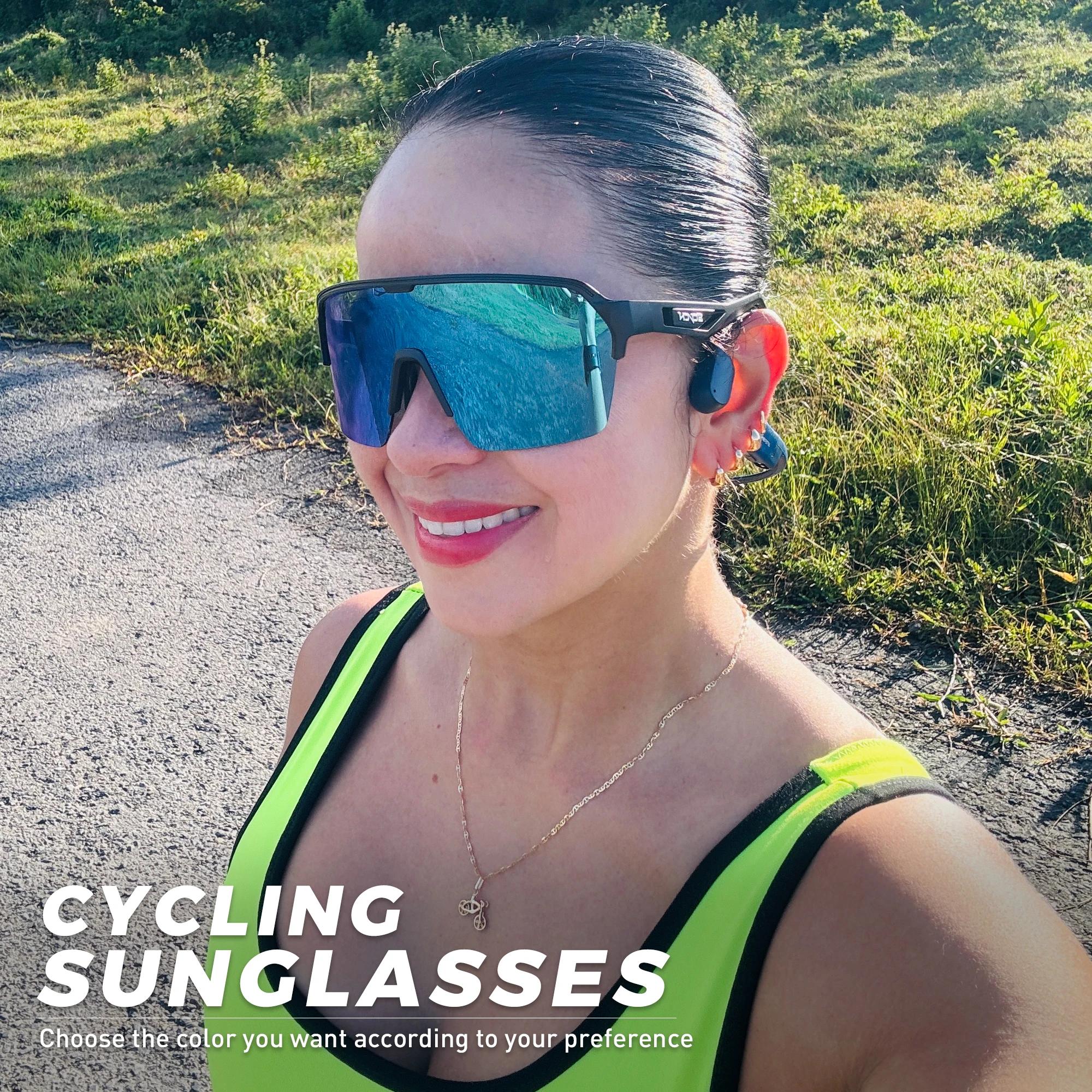 Lunettes de cyclisme SCVCN, lunettes de soleil photochromiques pour hommes, lunettes de sport d'exté