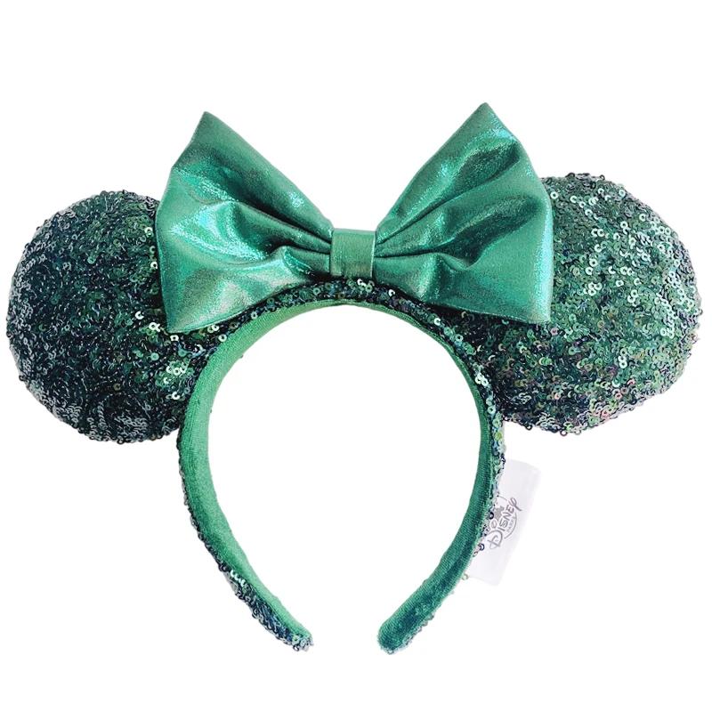 Bandeau d'oreille Disney Mickey Mouse, cerceau pour cheveux de parc d'attractions, écailles de poiss