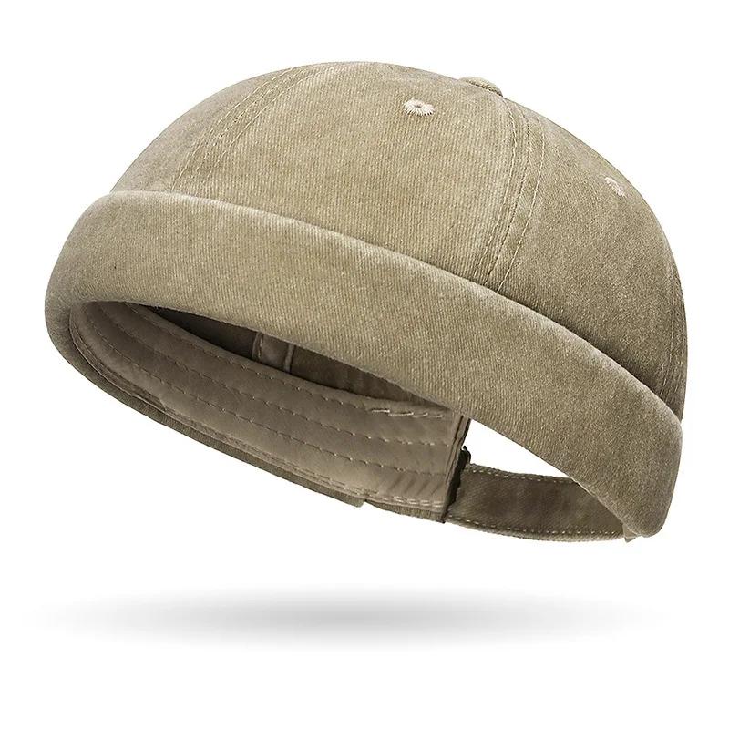 Casquette hip-hop délavée à capote souple de style rue – Chapeau de fermier unisexe et polyvalent