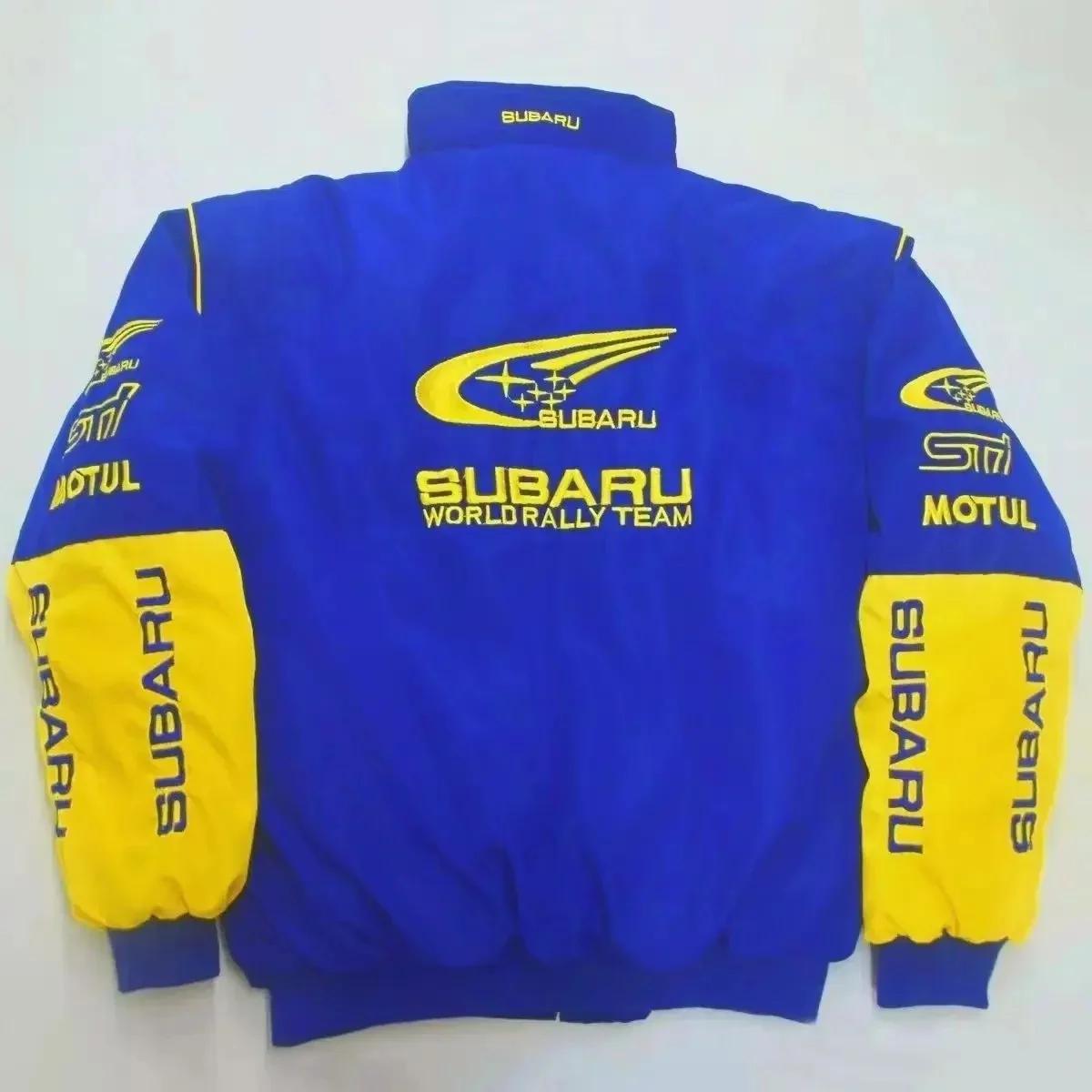 Combinaison de course brodée Subaru F1 sport, veste de cyclisme en plein air à manches longues, vest
