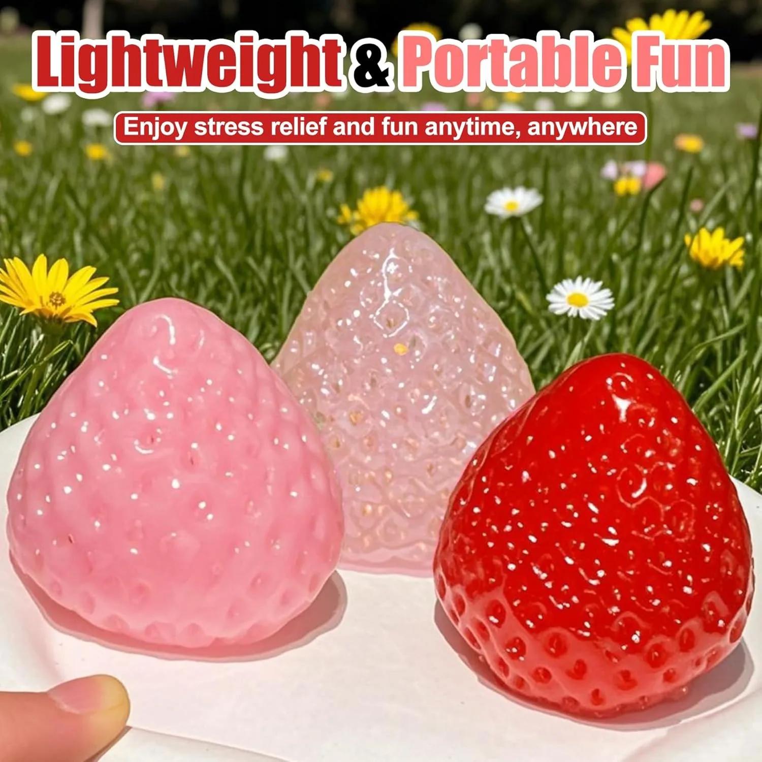 Taba Squishies fraise fruits presser jouets Kawaii collant Stress Fidget jouet cadeau parfait access