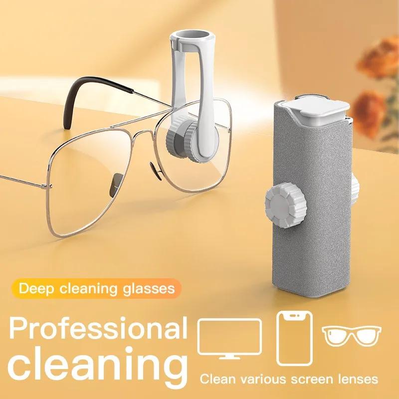 Kit de nettoyage de lunettes - Spray pour lentilles et chiffon en microfibre pour lunettes anti-lumi