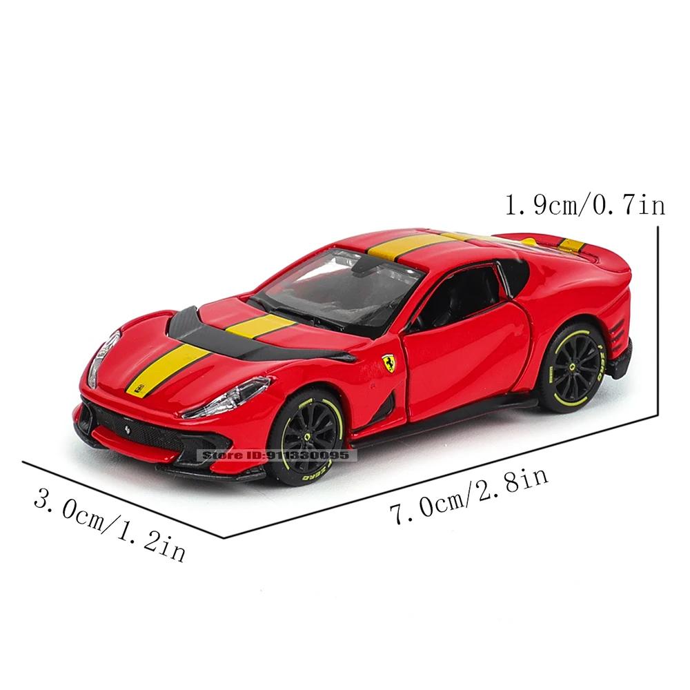 Bburago 1: 64 série Ferrari choix multiples SP3 812 ENZO F40 F12TDF SF90 458 modèle de voiture moulé