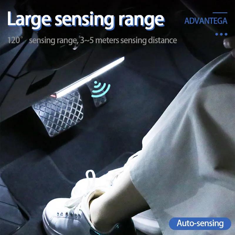 SEAMETAL veilleuse voiture toit lampe à LED 3 Modes sans fil corps humain Induction USB coffre Auto 