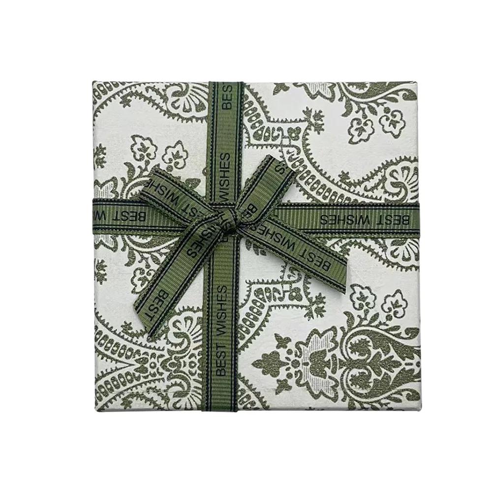 Bagues en argent vintage personnalisées avec boîte cadeau
