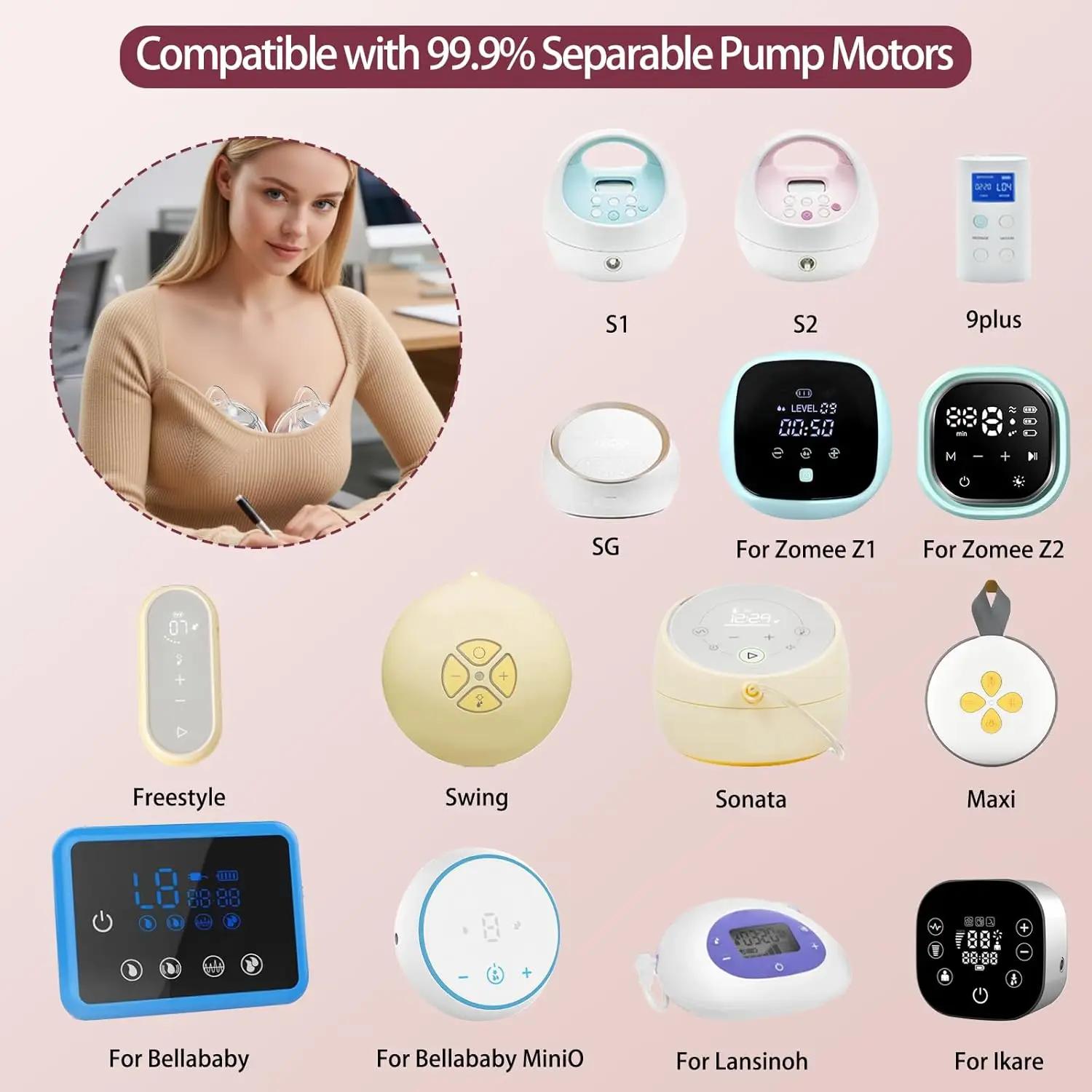CaraCups Collection de lait portable, gobelets de collection mains libres compatibles avec Spectra S