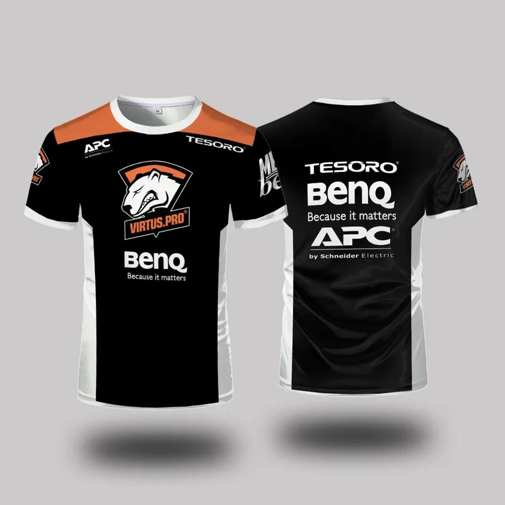 Uniformes du club d'e-sport Virtus.Pro, t-shirt respirant pour hommes et femmes, vêtements d'été déc