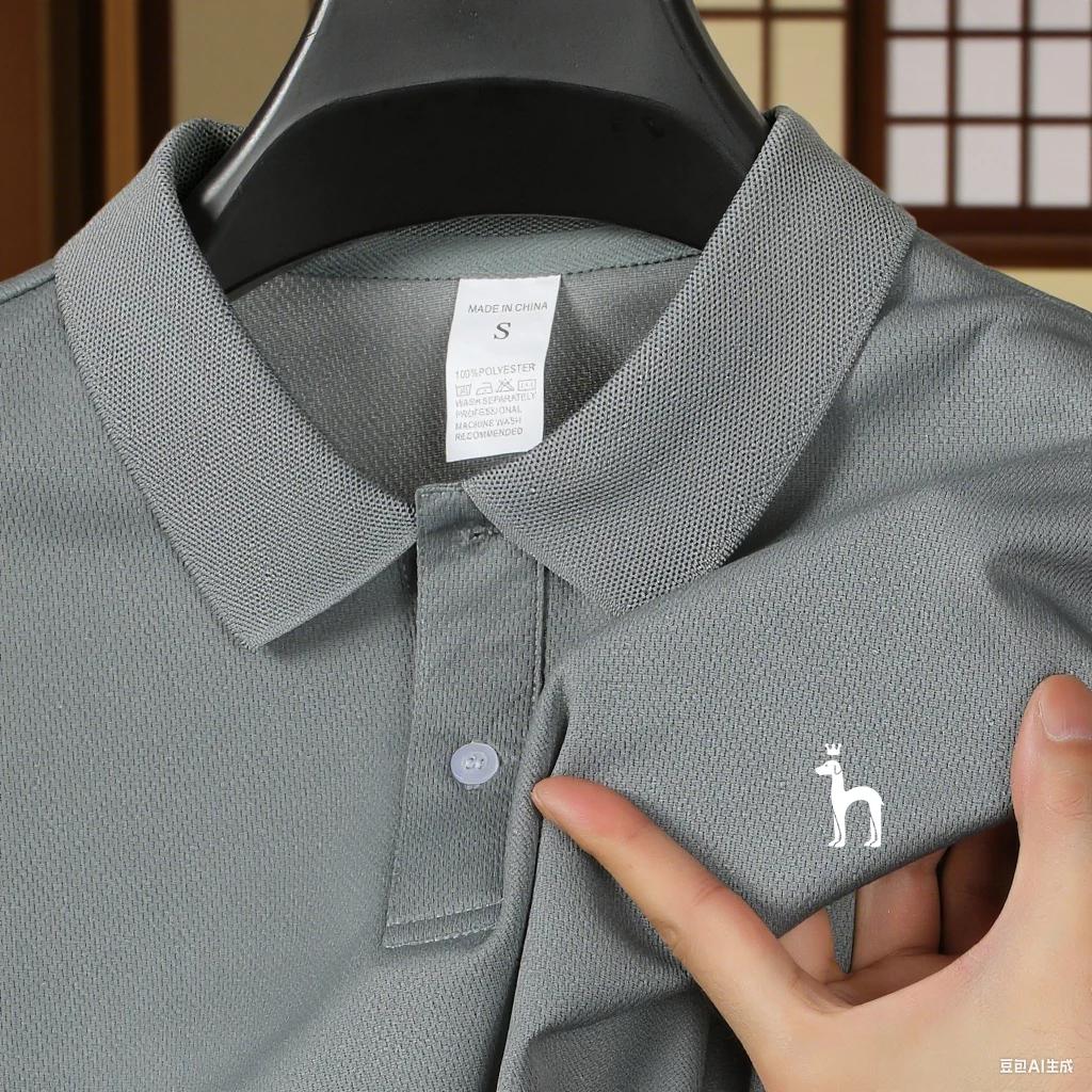 Polo à manches courtes pour homme de marque haut de gamme, t-shirt décontracté de golf tendance pour