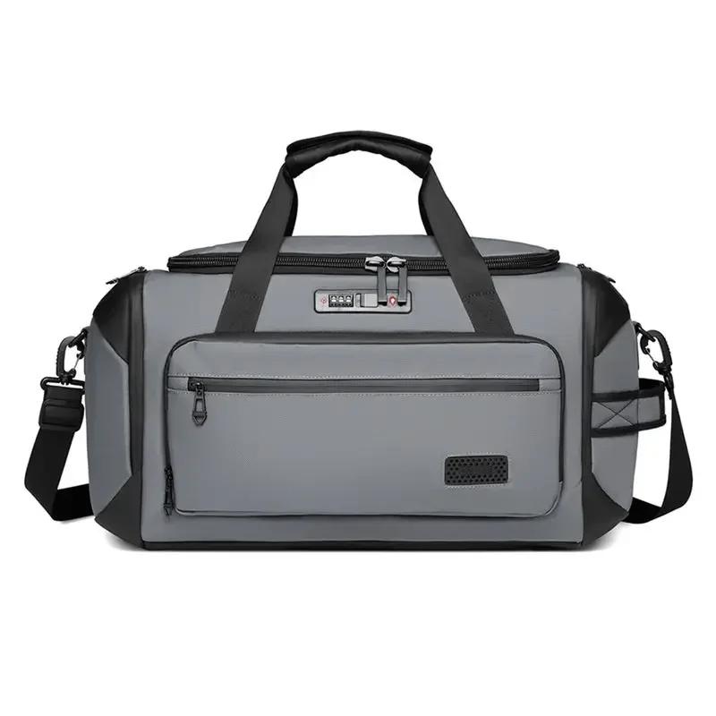 OZUKO sac étanche Bagsmart sacs à main grande capacité bagage à main sacs hommes affaires polochon é