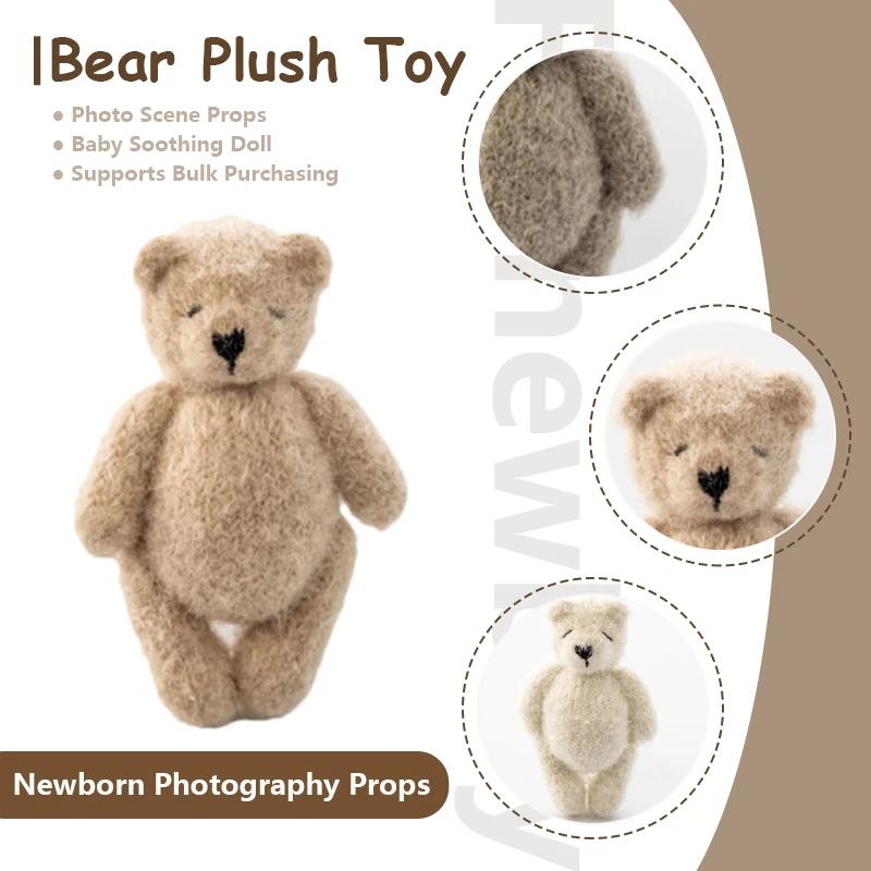 Accessoires de photographie de bébé pour nouveau-né, bébé, beurre animal, nounours, mignon, hippocam