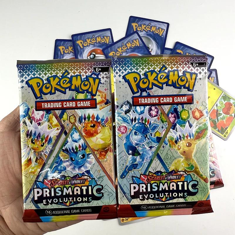 10/20 pièces Carte Pokemon prismatique 151 évolutions anglais Booster bataille Pokemon Jeu de cartes