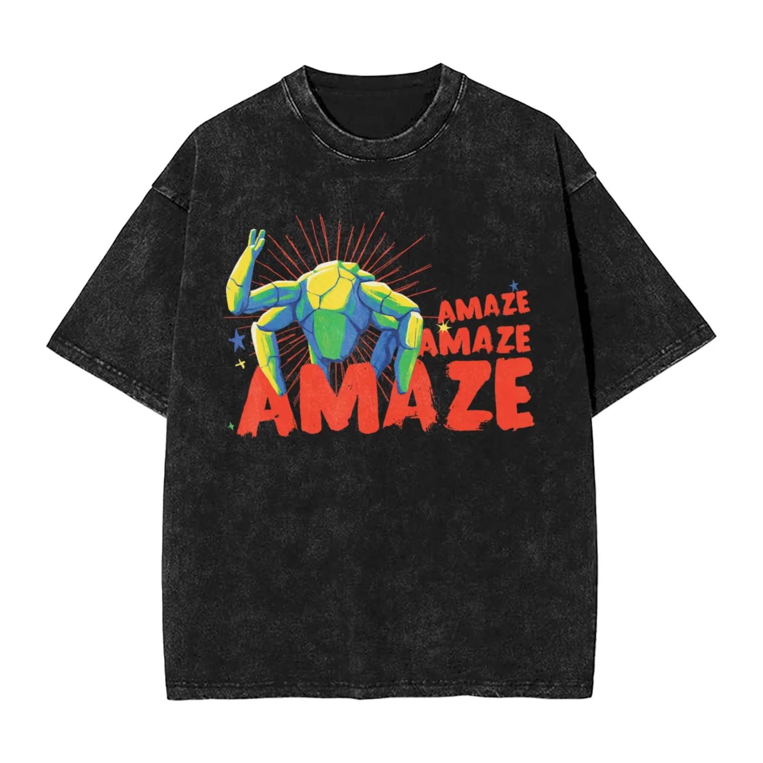 Men Project Hail Mary Rocky The Alien Distressed Portrait    T-shirts, vêtements de plage, Y2K, t-s