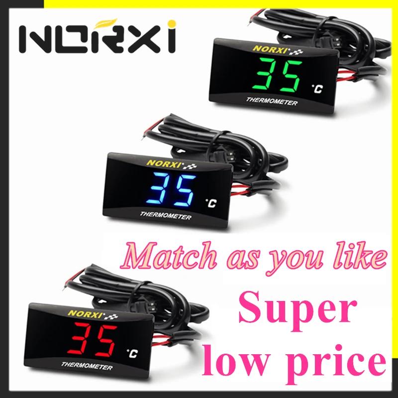 Thermomètre de moto température de l'eau Mini compteur norxi pour XMAX250 300 NMAX CB 400 CB500X cap