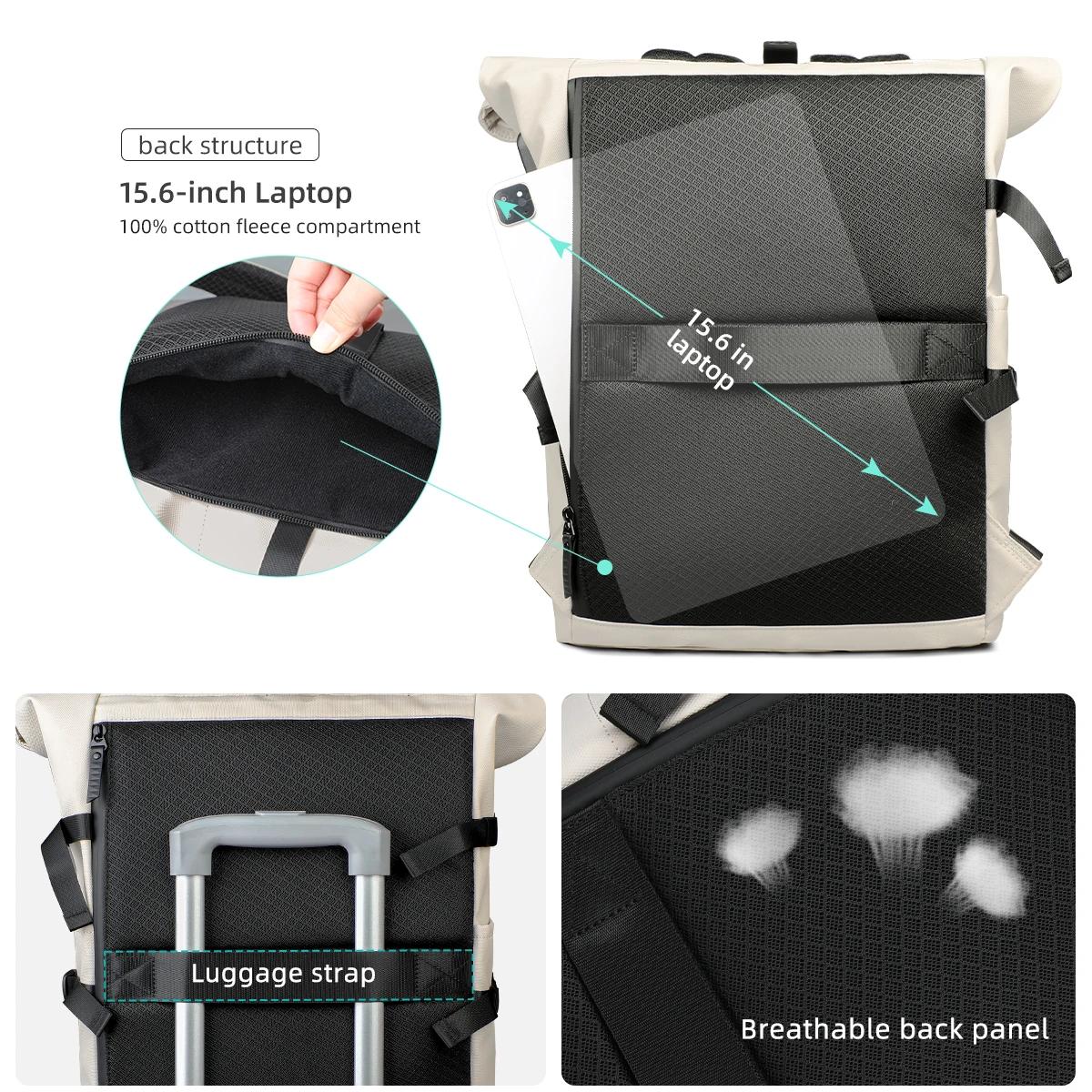 Heroic Knight – sac à dos de voyage pour femmes, sac à dos à rabat, étanche, grande capacité, pour h