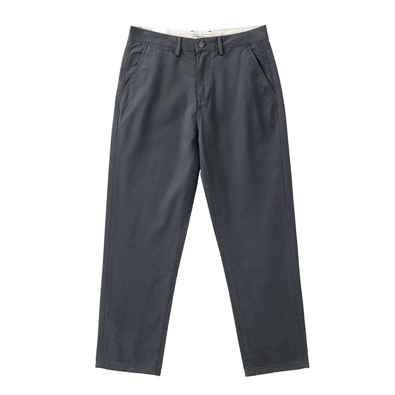 Pantalon Droit Décontracté en Coton pour Homme, Style Ch37Cargo, Rétro, Simple, Beige, Blanc, Kaki