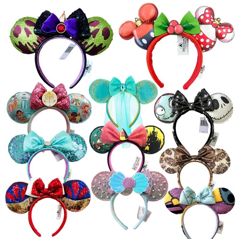 2025 Disney Mickey Minnie Mouse oreilles bandeau fête de vacances Cosplay bandeau oreilles COSTUME p