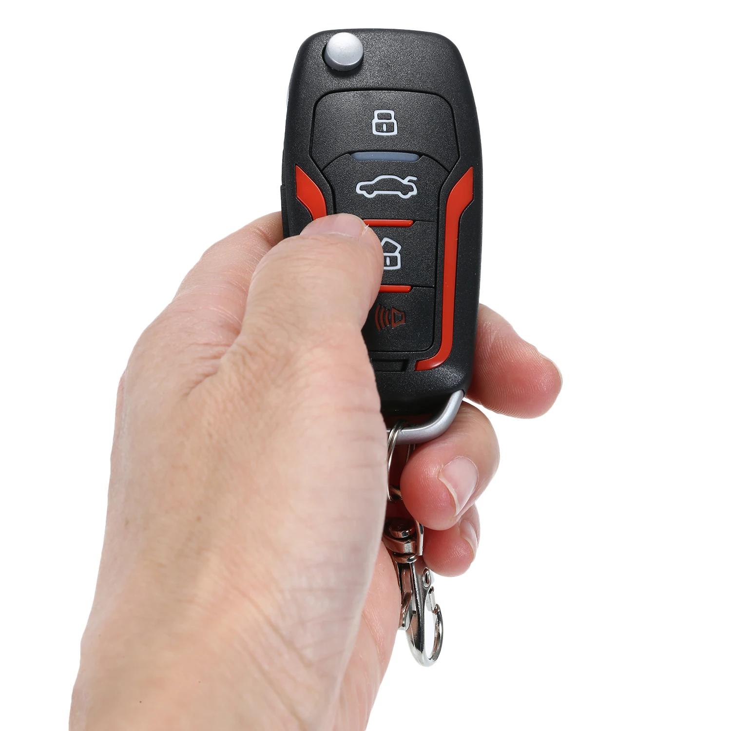 Système de sécurité universel pour voiture, alarme anti-cambriolage automatique, télécommande, serru
