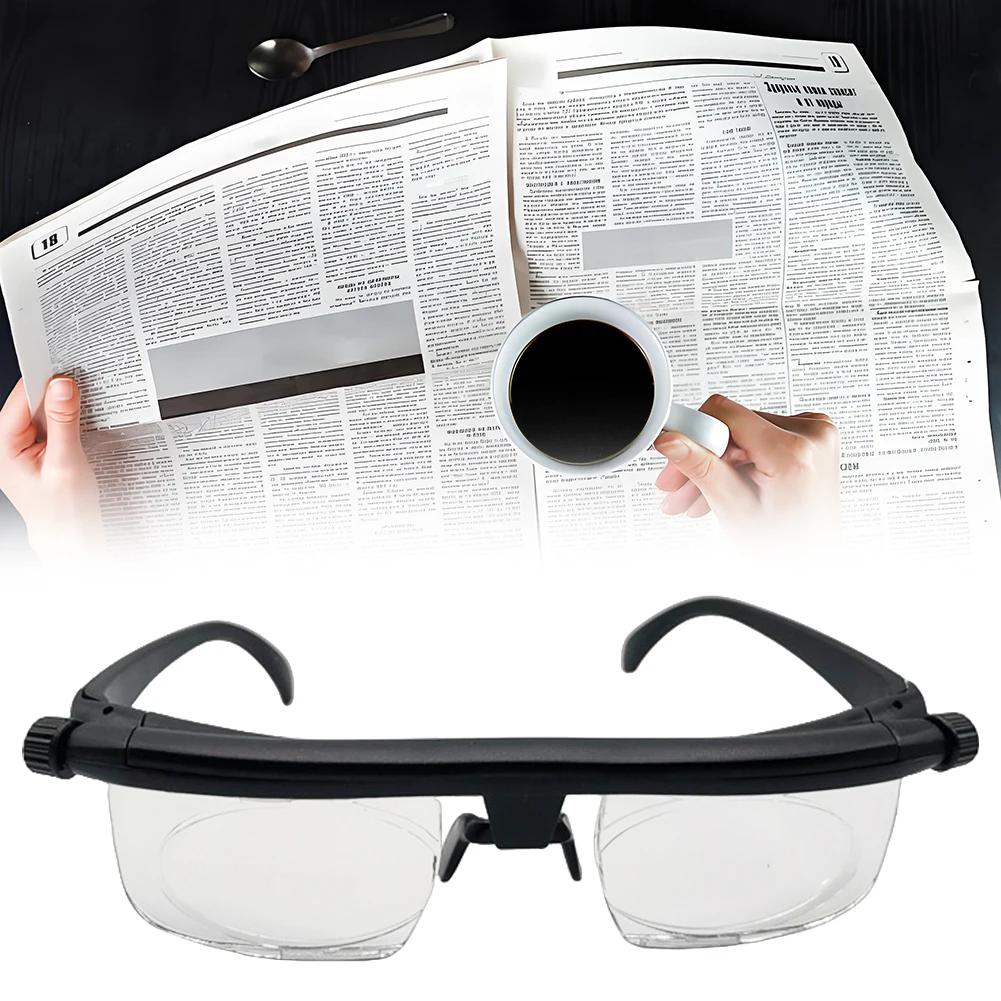 -6D à + 3D degrés réglables lunettes de lecture mise au point Variable Distance myopie presbytie lun