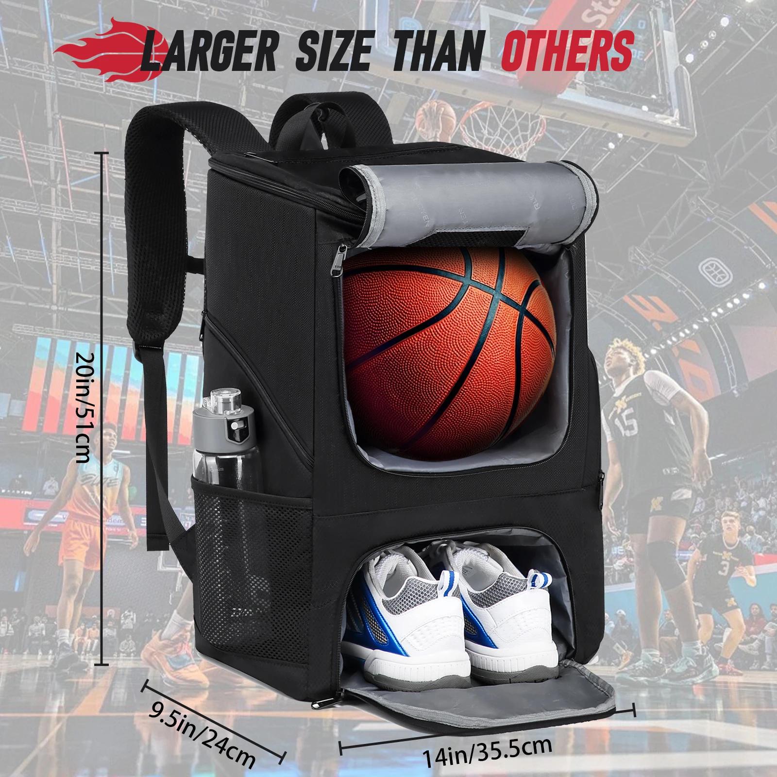 Sac à dos de Football pour hommes, sac à dos de basket-ball, sacs de rangement de Football en plein 