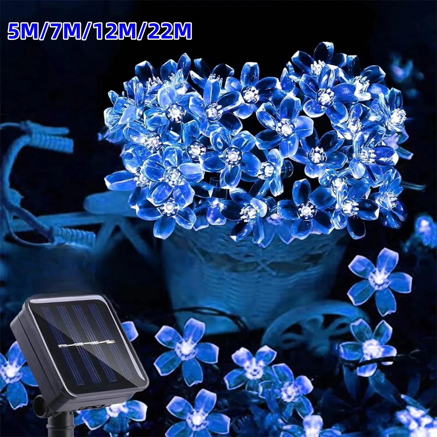 Guirxiété lumineuse solaire pour jardin, étanche, décoration de jardin