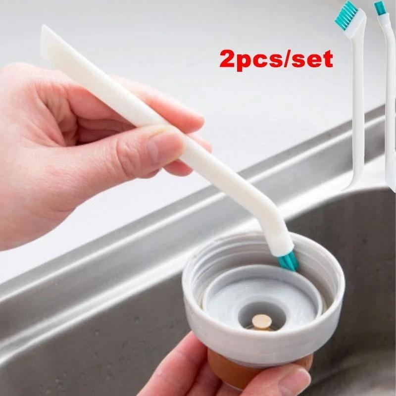 Brosse de nettoyage étroite à long manche, portable, pour biberon, outil de cuisine domestique, peti