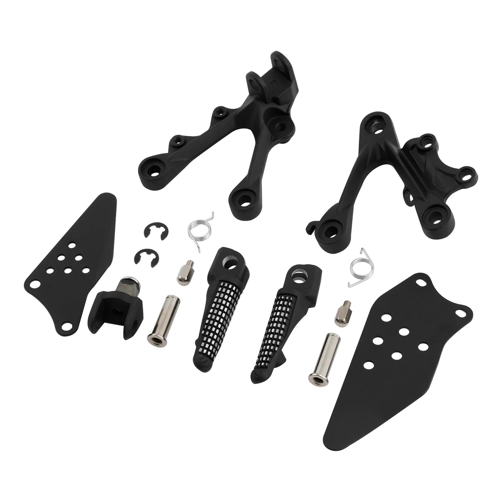 Jeu de supports de repose-pieds avant pour moto KAWASAKI Ninja ZX6R 2009-2018 ZX636 2013 2014 2015 2