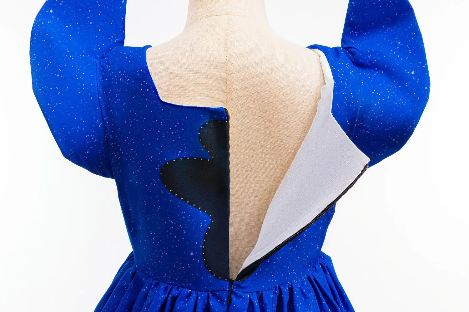 Robe Lilo Stitch pour filles de 2 à 10 ans, Costume de carnaval de jeu de rôle de dessin animé Disne
